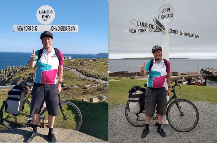 Cyclists at a Dementia UK event