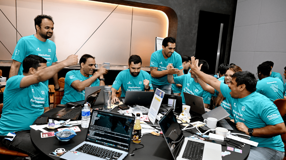 2,300 Deutsche Bank colleagues from around the world gathered as part of a ‘Hackathon’