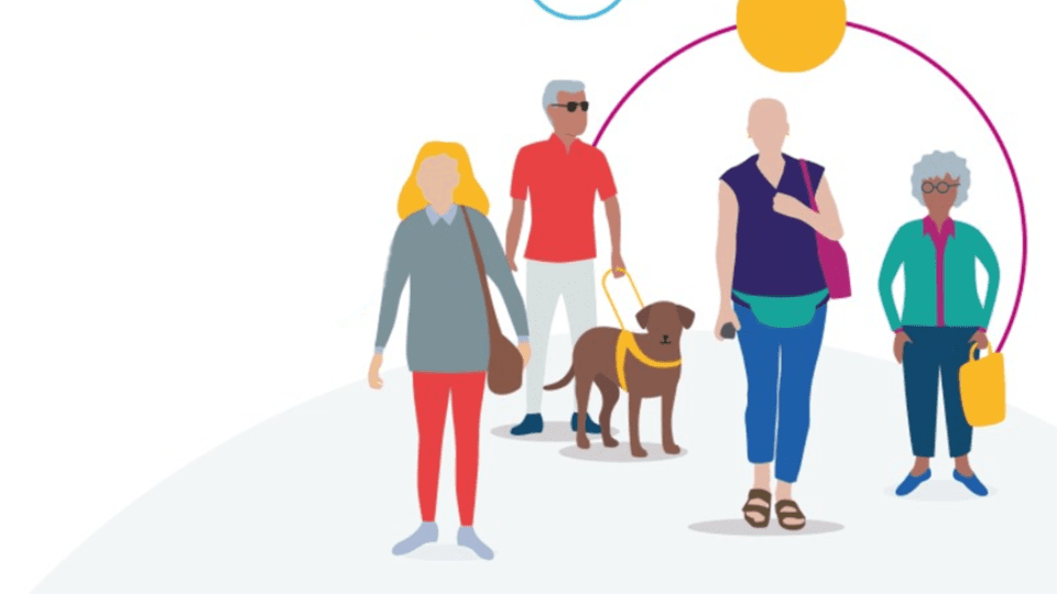 illustration of a diverse group of people