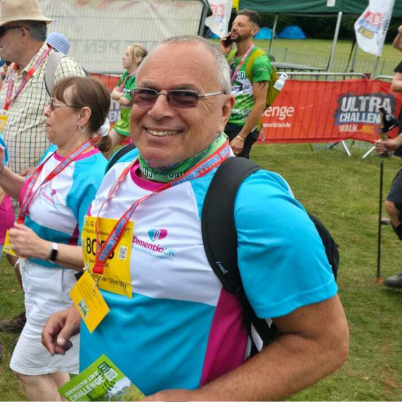 Howard who took part in Lake District Ultra Challenge for Dementia UK