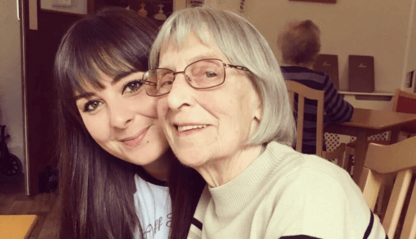 Jen (on the left) and her Nan (on the right)