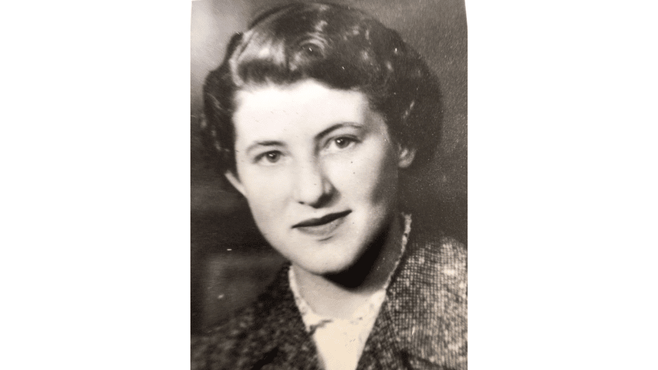 An old picture of Kerry's mum