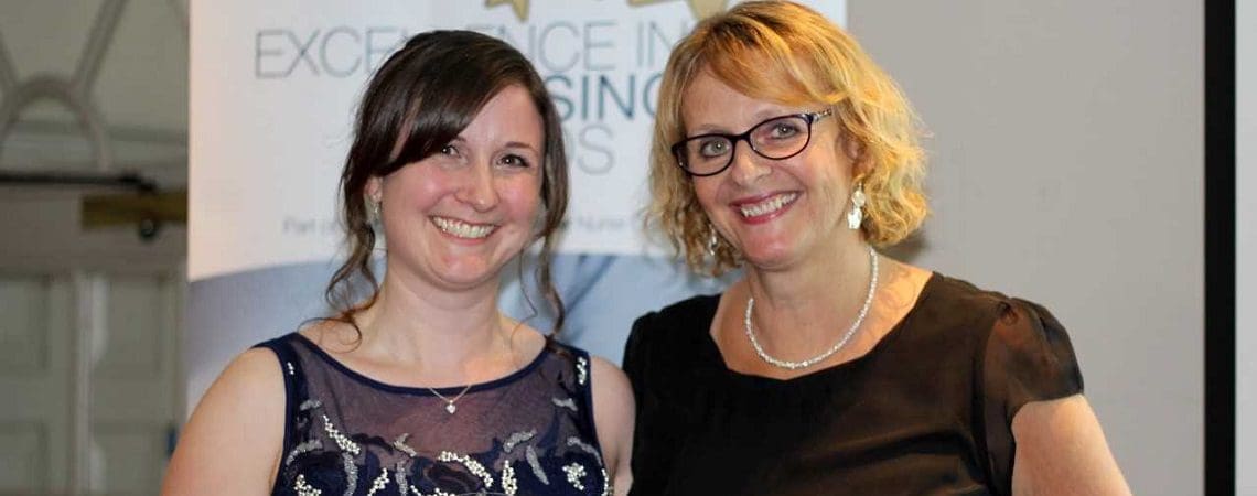 Heidi Crook, Devon’s first Admiral Nurse, has won the ‘Community Nurse of the Year’ award.