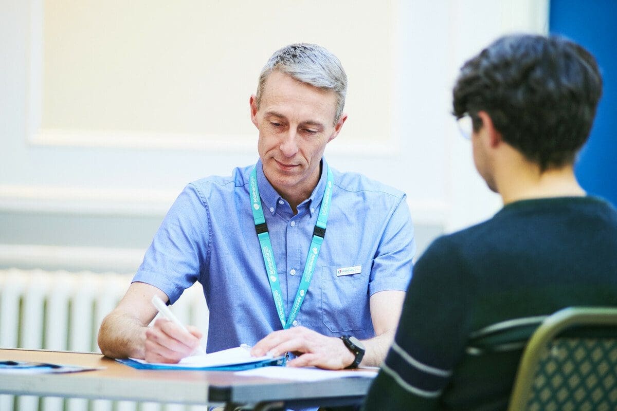 Gary Burnham-Jones, Dementia UK Admiral Nurse at work