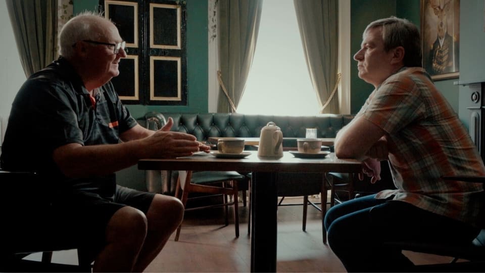 Tommy Dune (person living with dementia) and Andrew Swindells (Carer for his mum with Alzheimer's)