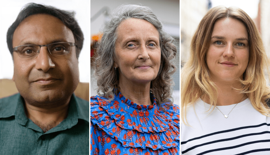 Headshots of storytellers Mahersh, Gail and Lizzie, for World Alzheimer's Day