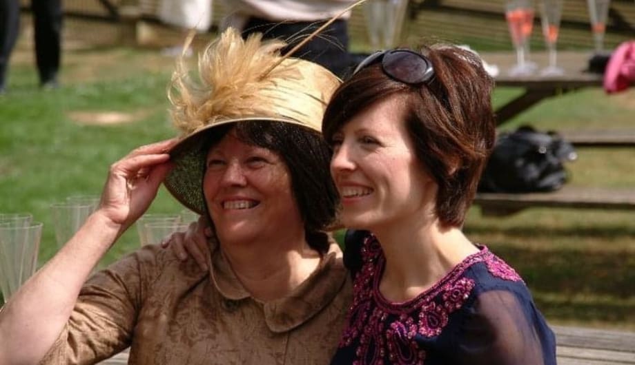 Consultant Admiral Nurse Hannah Gardner with her mum