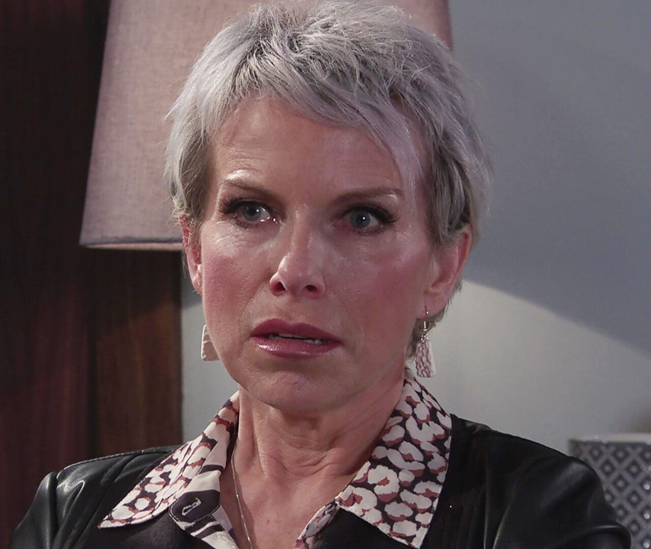 Sue Devaney, playing Debbie on set of Coronation Street