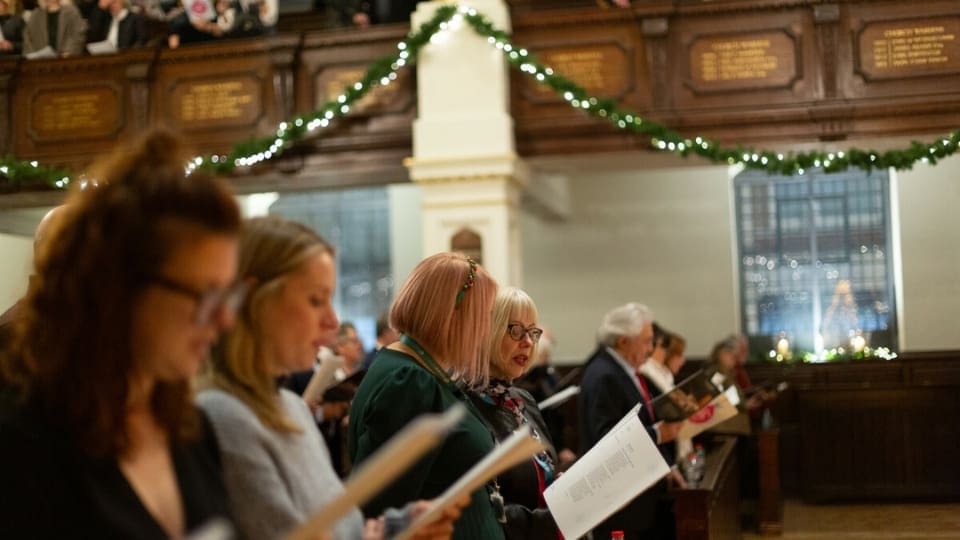 In focus singing Hilda Hayo, CEO and Admiral Nurse of Dementia UK