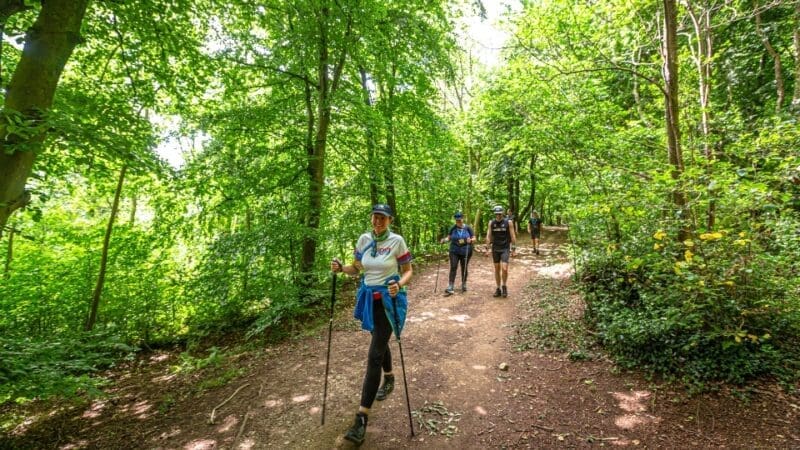 participants walking the north yorks ultra challenge