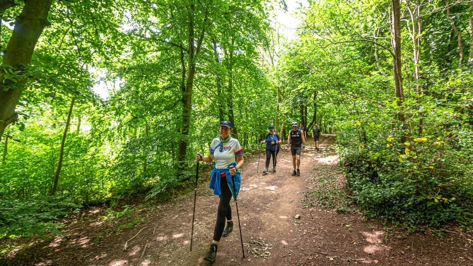 participants walking the north yorks ultra challenge