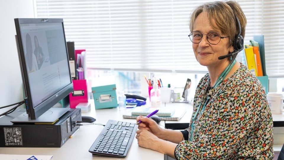 Rachel Thompson, Consultant Admiral Nurse, Lewy body dementia.