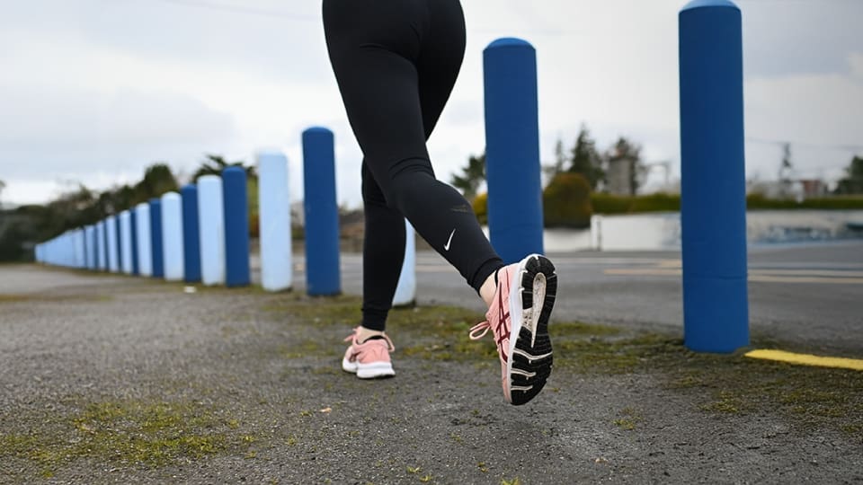 woman running