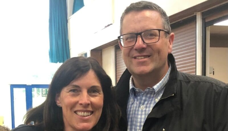 storyteller sarah with her husband